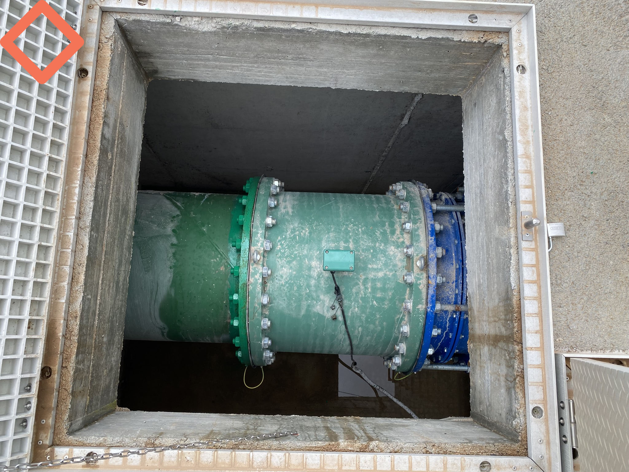 Caudalímetro electromagnético MS2500 DN700 Isomag