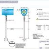 Caudalímetro másico dispersión térmica 9800MP inserción FAT