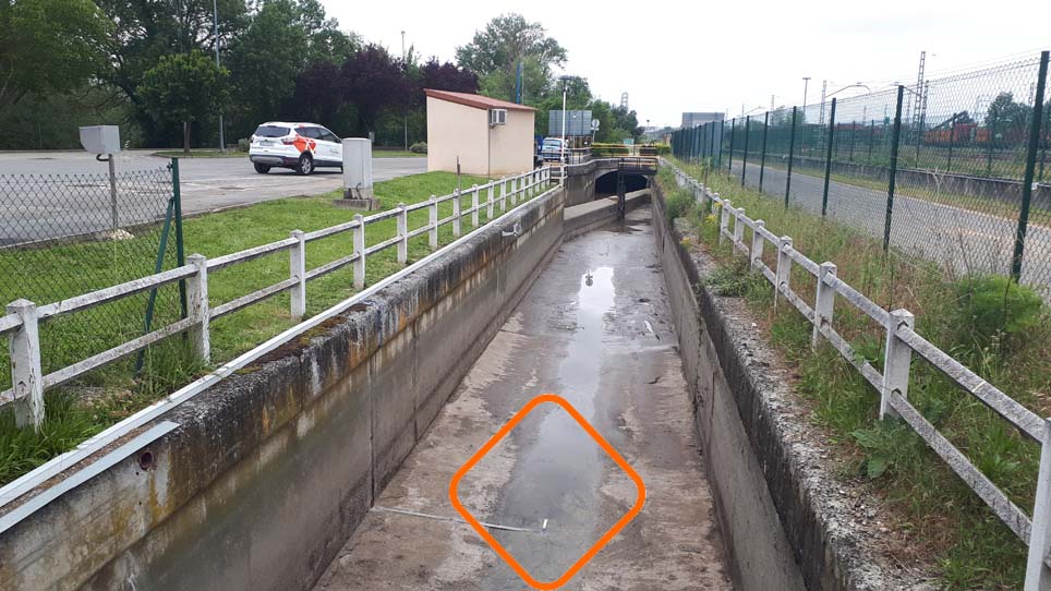 Medición de caudal en canal abierto
