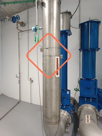 caudalímetro ultrasónico no invasivo para agua