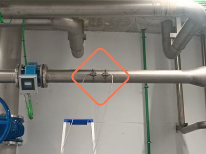 caudalímetro ultrasónico no invasivo para agua