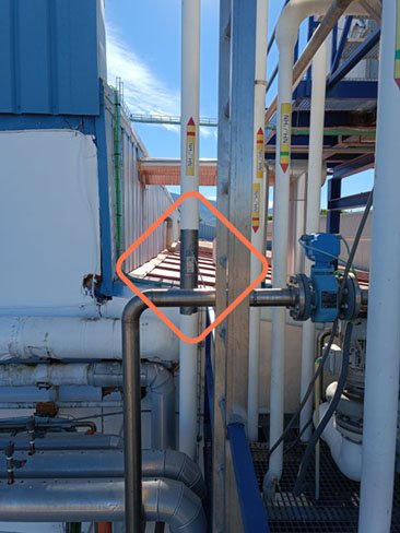 caudalímetro no invasivo para amoniaco gas