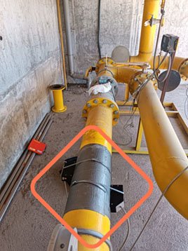 caudalímetro no invasivo para gas natural